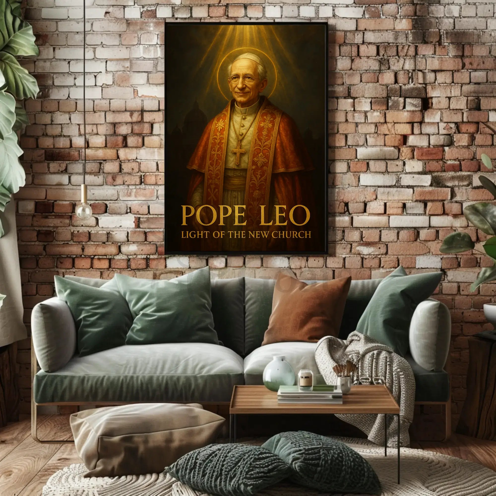 Cultural or Heritage Poster Pope Leo PosterGoat