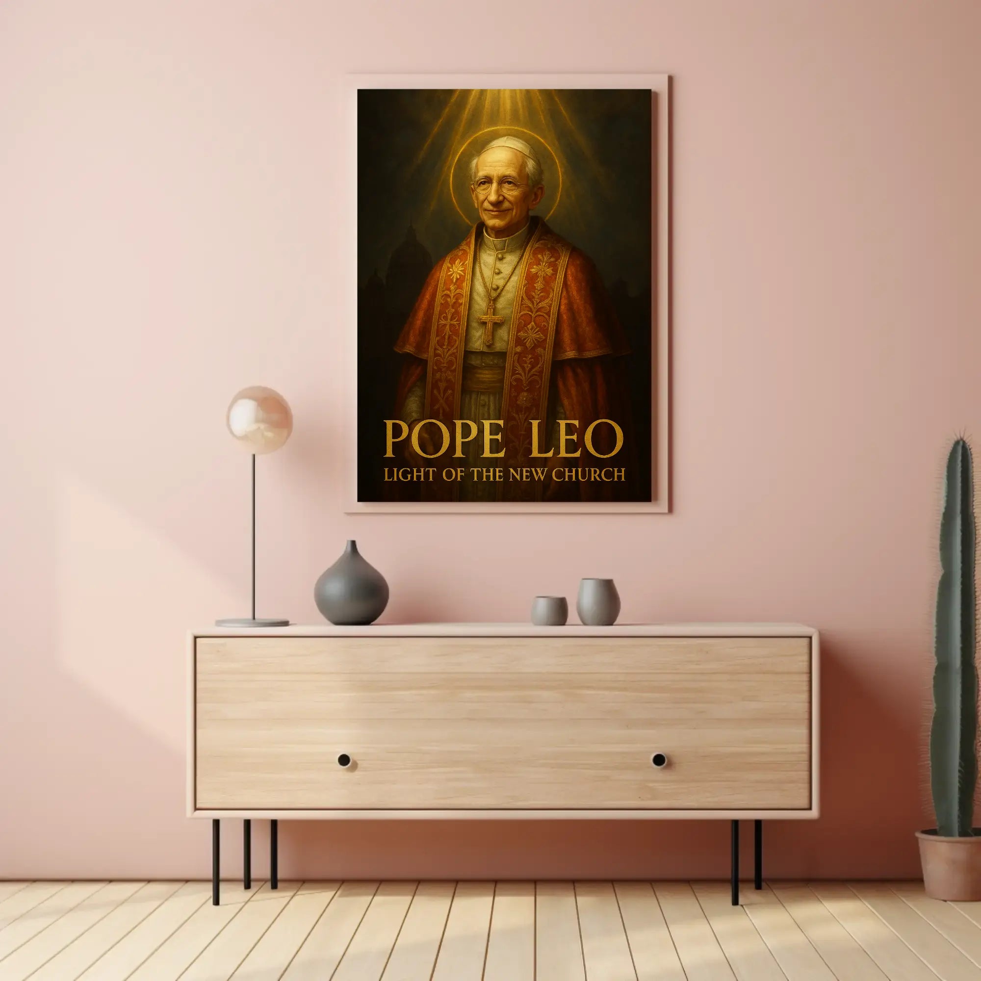 Cultural or Heritage Poster Pope Leo PosterGoat