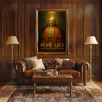 Cultural or Heritage Poster Pope Leo PosterGoat