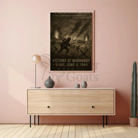 D-Day Normandy Invasion WWII Historical or Presidential Poster PosterGoat