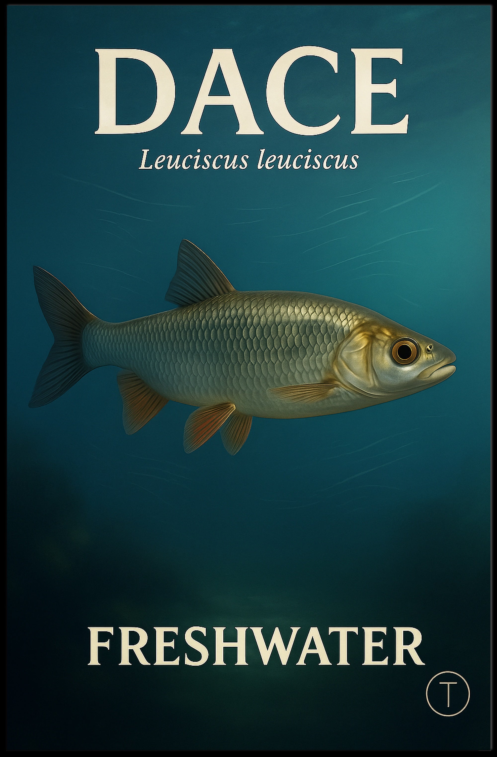 Dace Freshwater Fish Wall Art Print PosterGoat