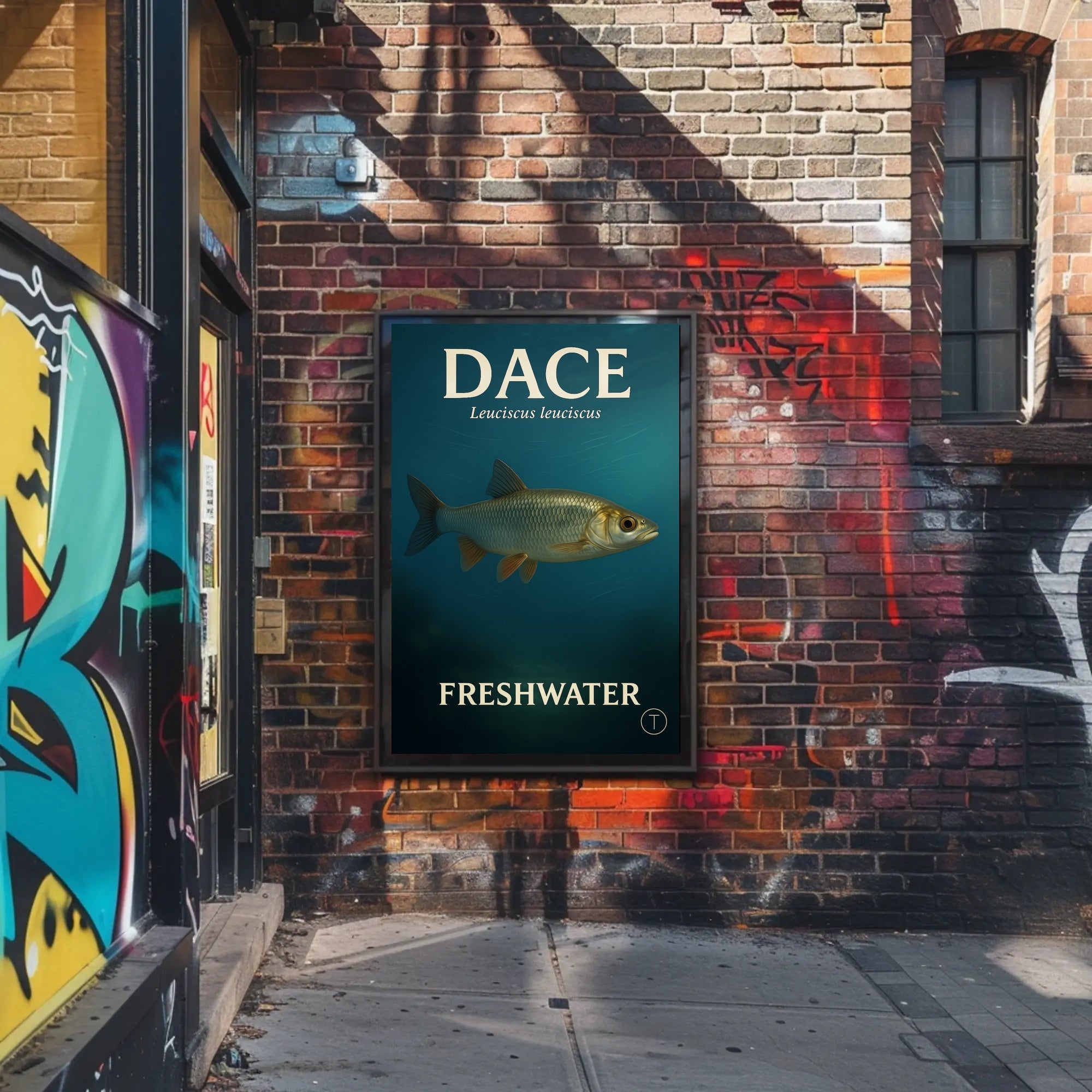 Dace Freshwater Fish Wall Art Print PosterGoat