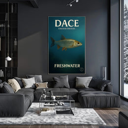 Dace Freshwater Fish Wall Art Print PosterGoat