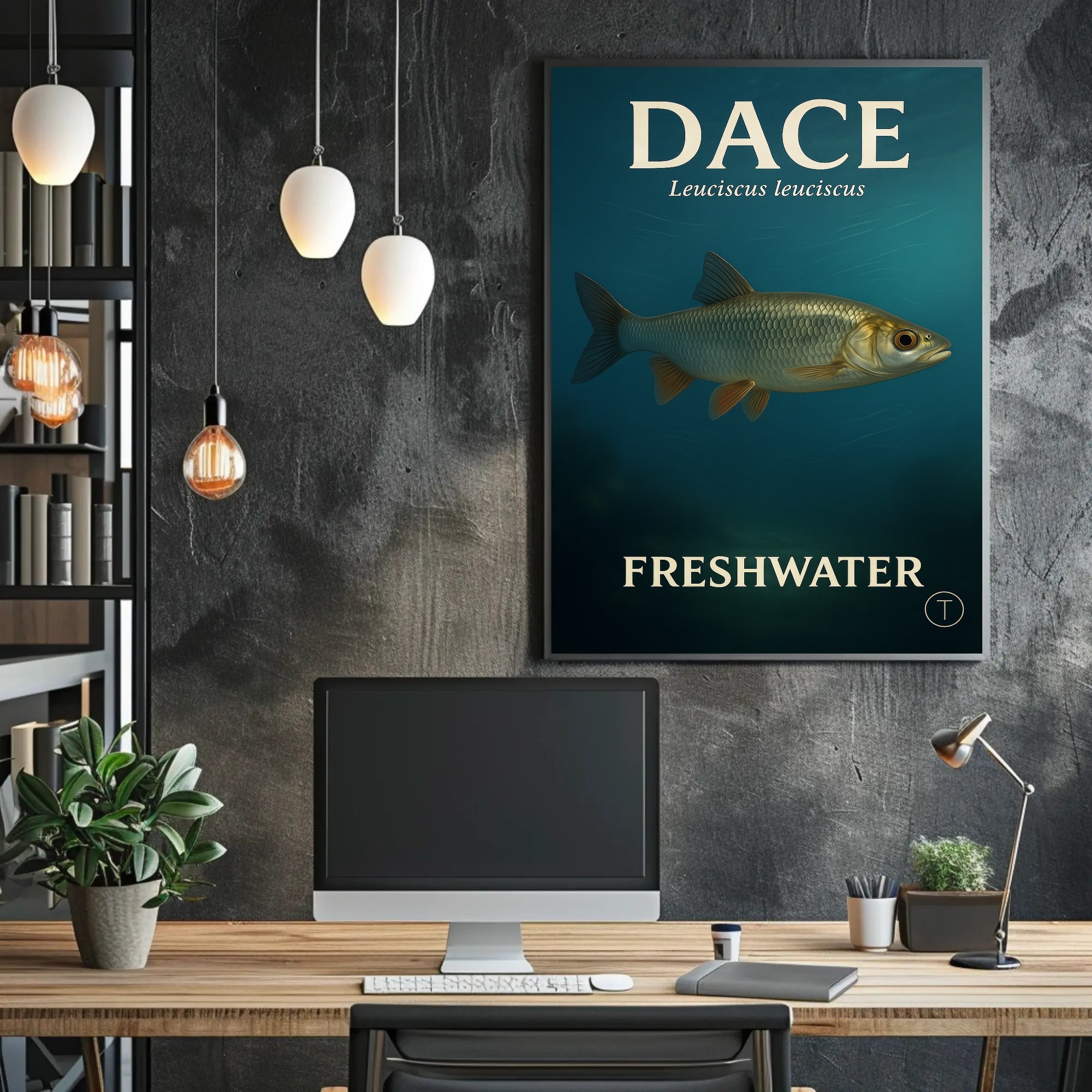 Dace Freshwater Fish Wall Art Print PosterGoat
