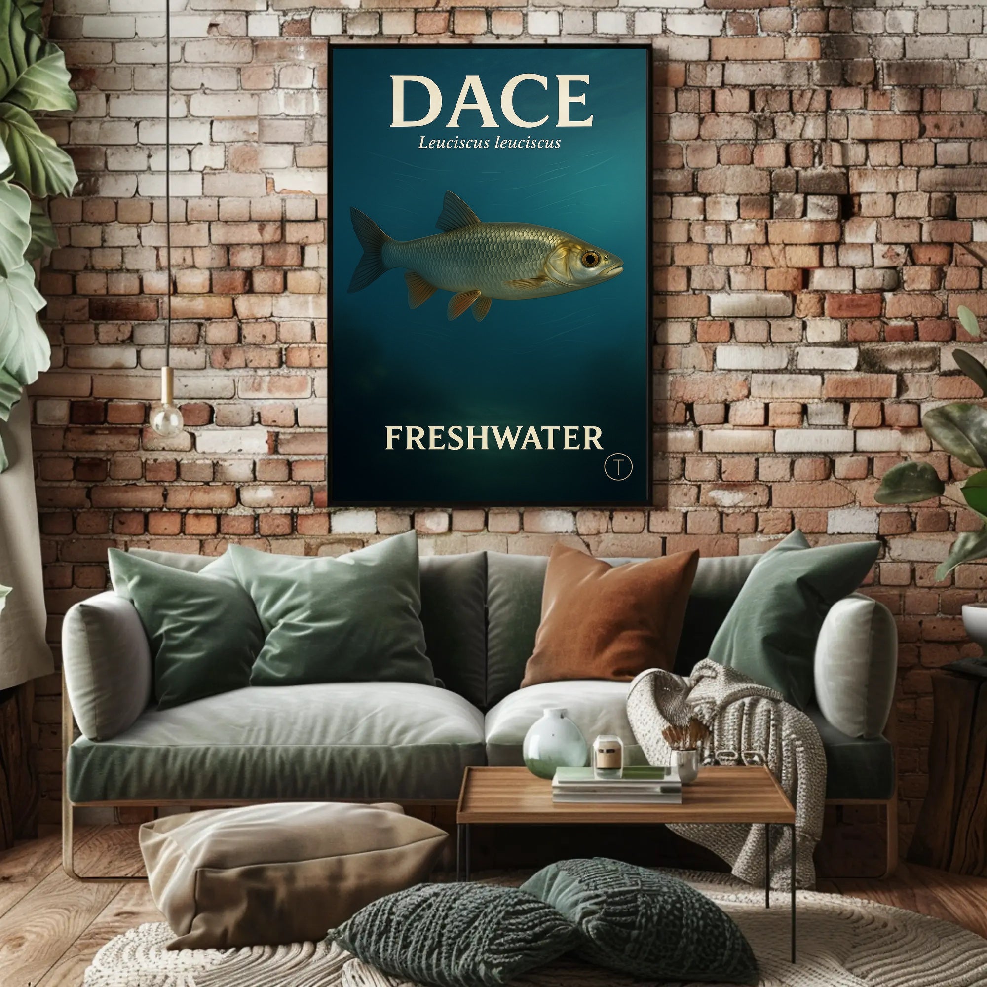 Dace Freshwater Fish Wall Art Print PosterGoat