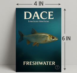Dace Freshwater Fish Wall Art Print PosterGoat