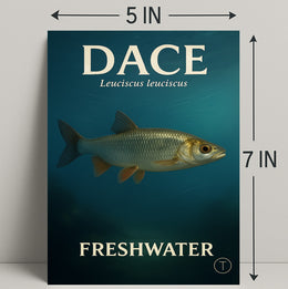 Dace Freshwater Fish Wall Art Print PosterGoat