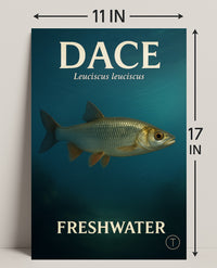 Dace Freshwater Fish Wall Art Print PosterGoat