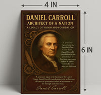 Daniel Carroll Architect of a Nation Poster PosterGoat