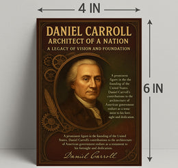 Daniel Carroll Architect of a Nation Poster PosterGoat