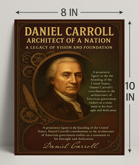 Daniel Carroll Architect of a Nation Poster PosterGoat