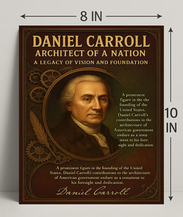 Daniel Carroll Architect of a Nation Poster PosterGoat