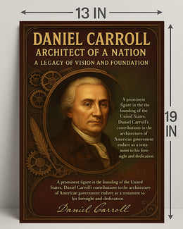 Daniel Carroll Architect of a Nation Poster PosterGoat
