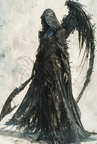 Dark Angel Gothic Fantasy Art Poster PosterGoat