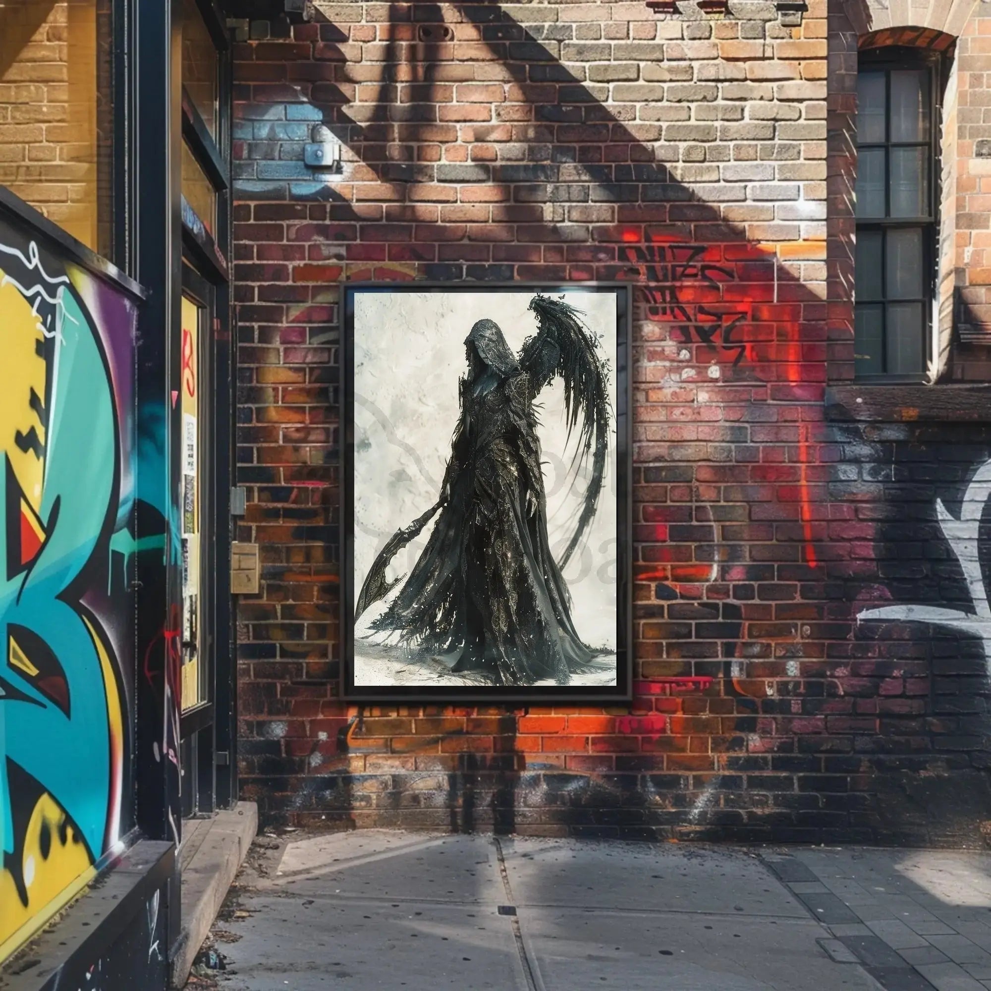 Dark Angel Gothic Fantasy Art Poster PosterGoat