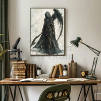 Dark Angel Gothic Fantasy Art Poster PosterGoat