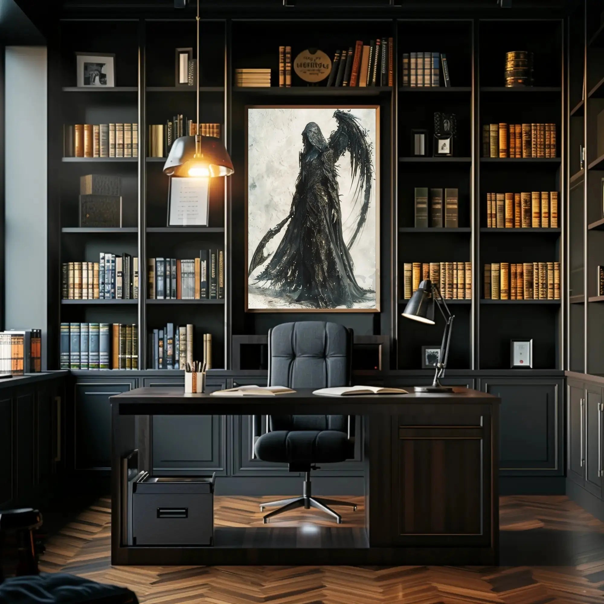 Dark Angel Gothic Fantasy Art Poster PosterGoat