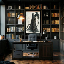 Dark Angel Gothic Fantasy Art Poster PosterGoat