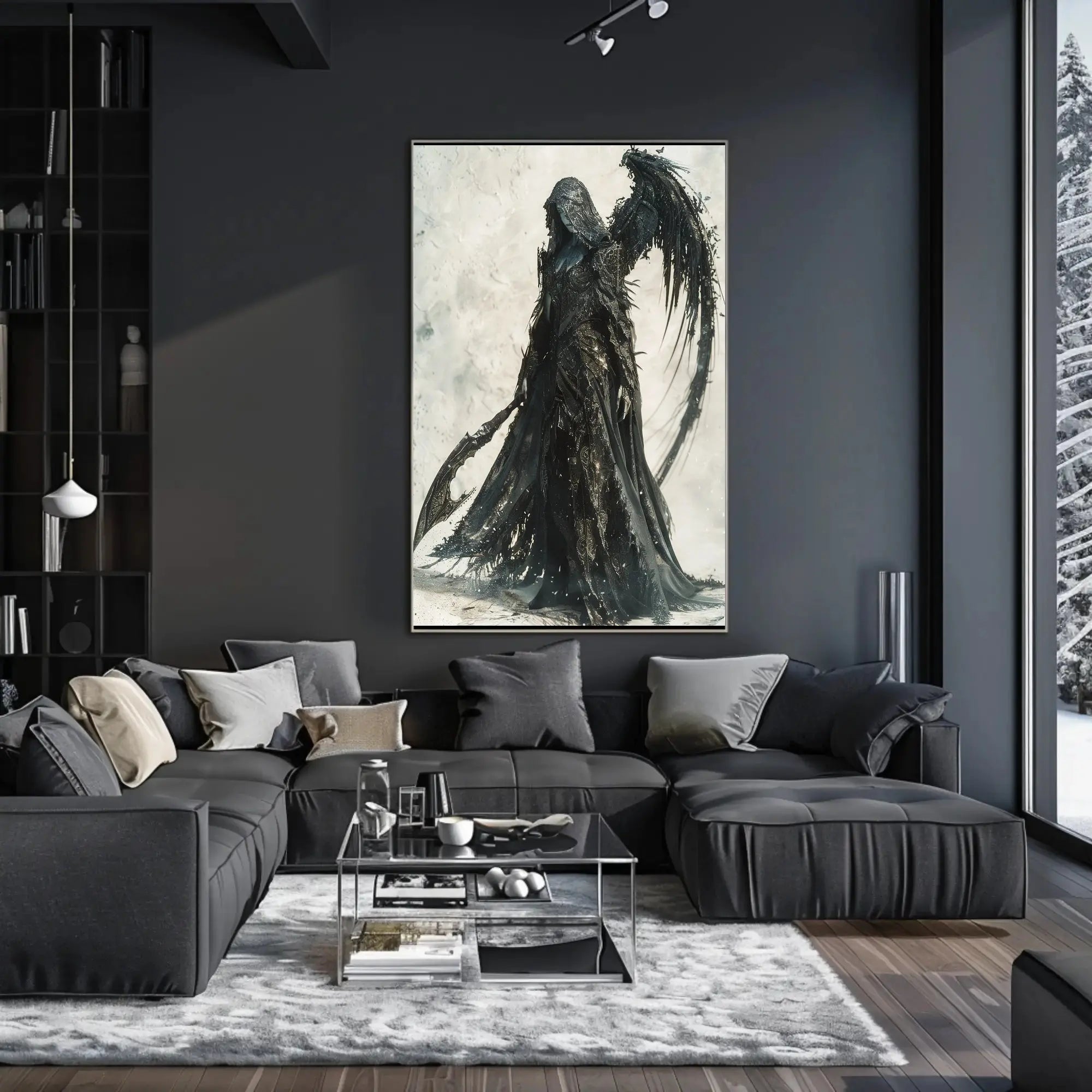 Dark Angel Gothic Fantasy Art Poster PosterGoat