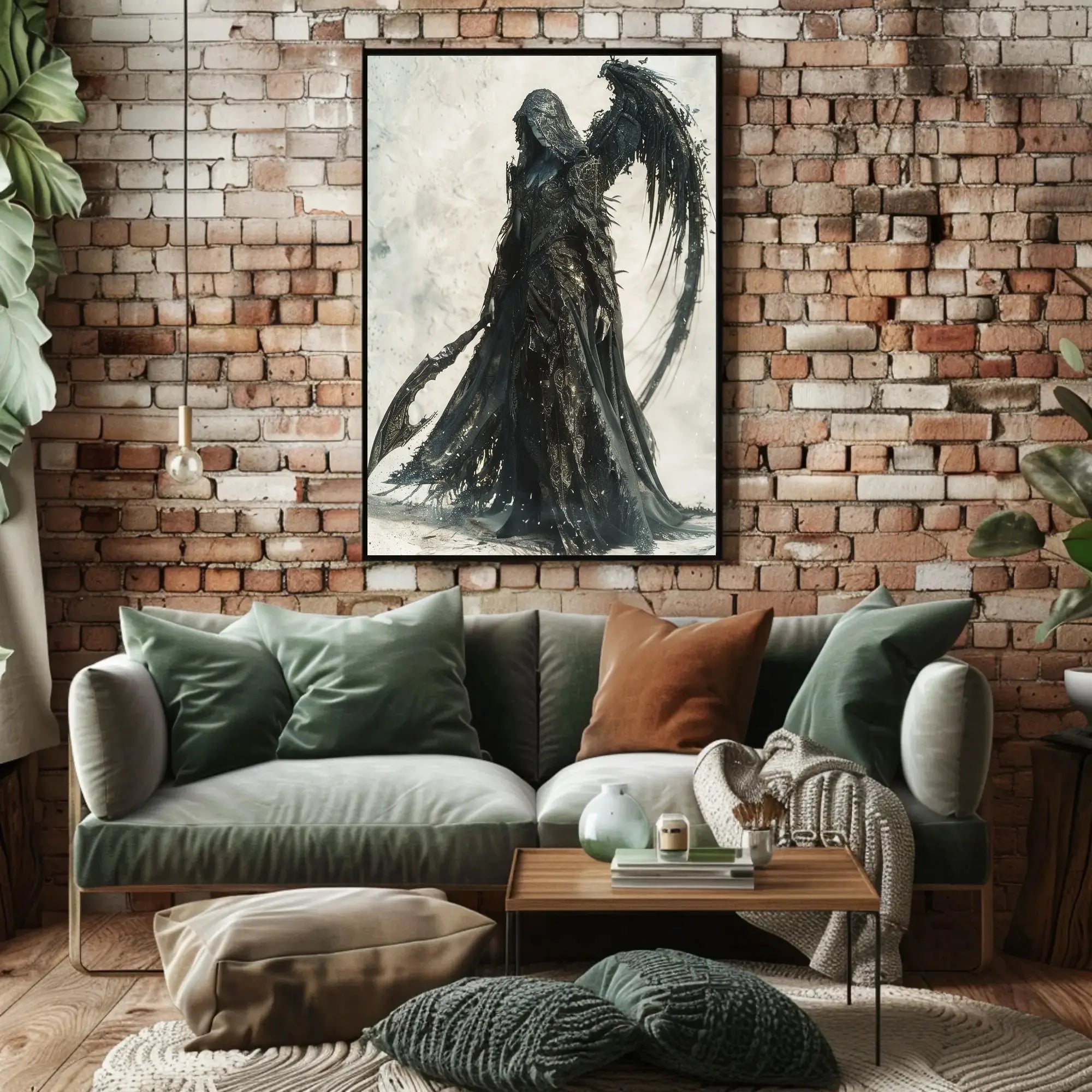 Dark Angel Gothic Fantasy Art Poster PosterGoat