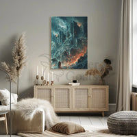 Dark Castle Gothic Fantasy Art Poster PosterGoat