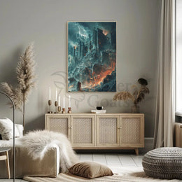 Dark Castle Gothic Fantasy Art Poster PosterGoat