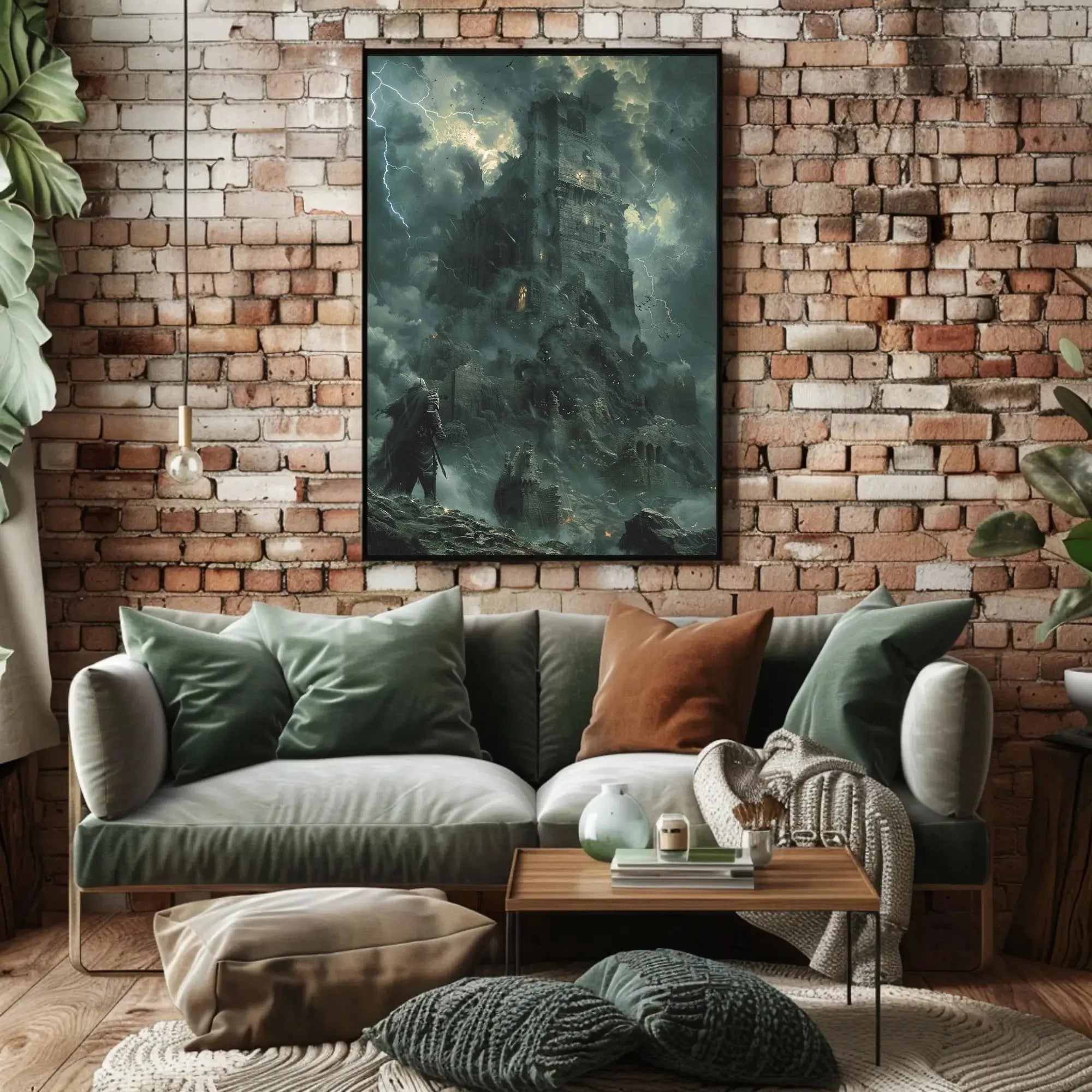 Dark Fantasy Castle Adventure Poster PosterGoat