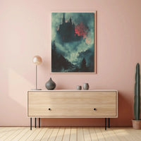 Dark Gothic Castle Fantasy Adventure Poster PosterGoat