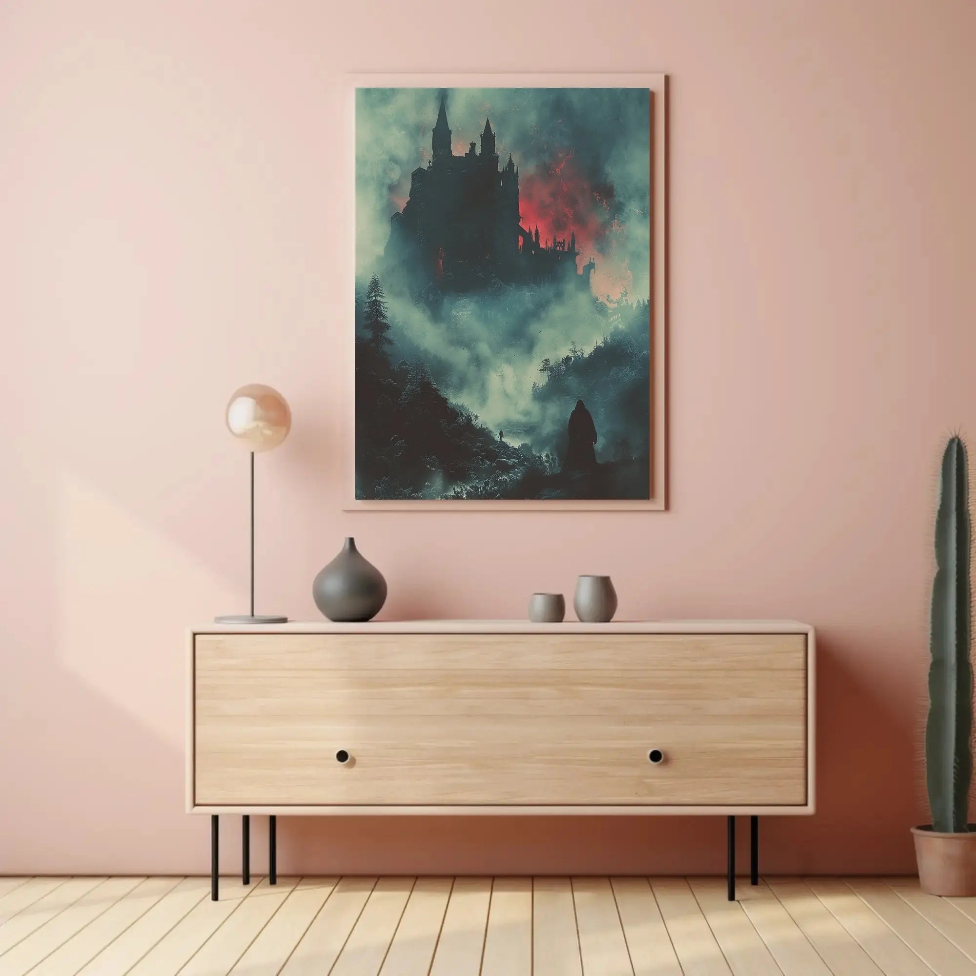 Dark Gothic Castle Fantasy Adventure Poster PosterGoat
