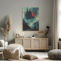 Dark Gothic Castle Fantasy Adventure Poster PosterGoat