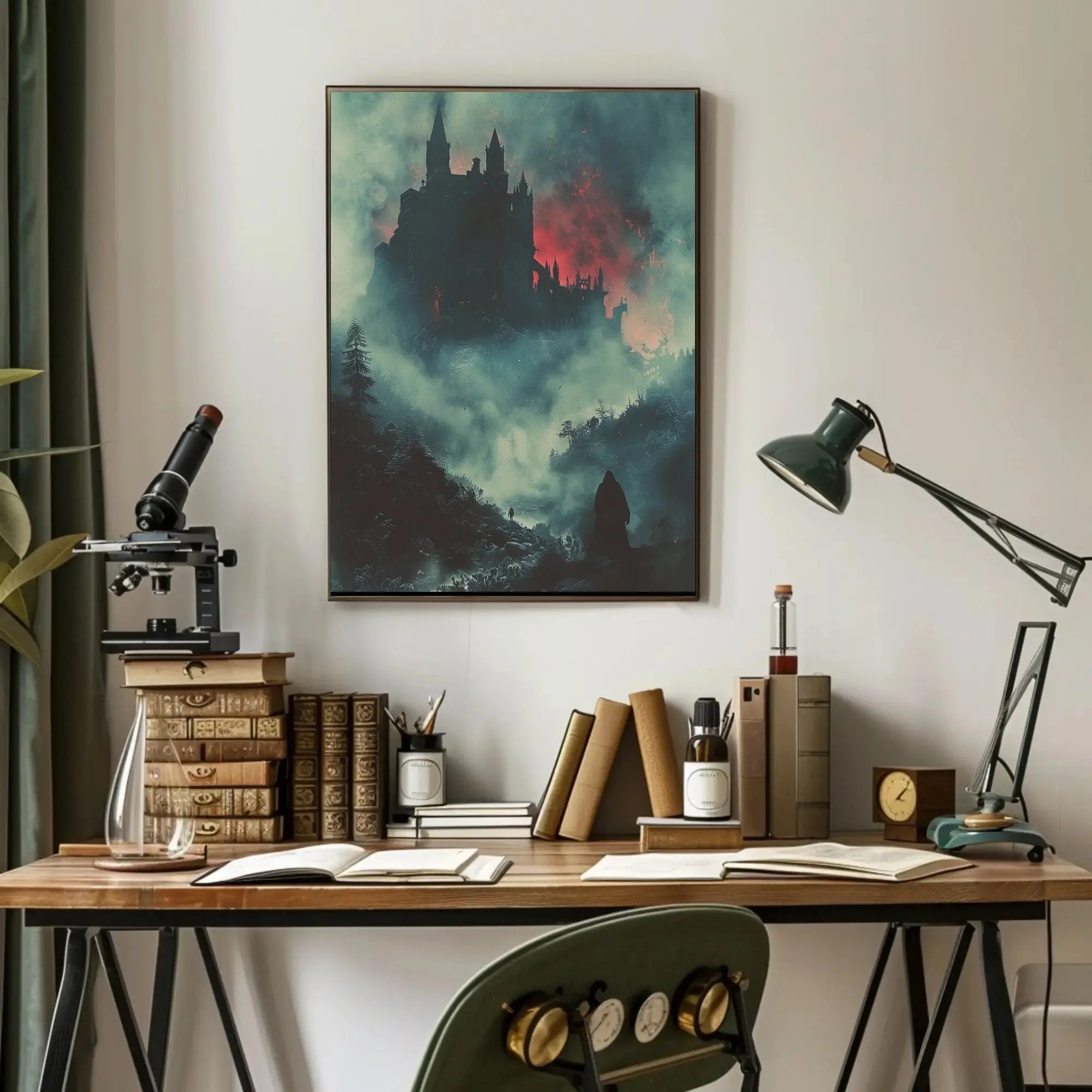 Dark Gothic Castle Fantasy Adventure Poster PosterGoat