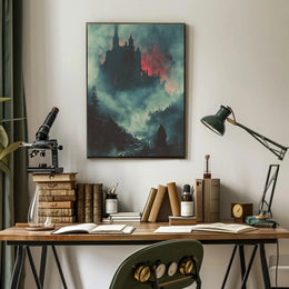 Dark Gothic Castle Fantasy Adventure Poster PosterGoat