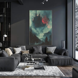 Dark Gothic Castle Fantasy Adventure Poster PosterGoat
