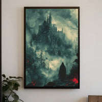 Dark Gothic Castle Mystical Fantasy Art Poster PosterGoat