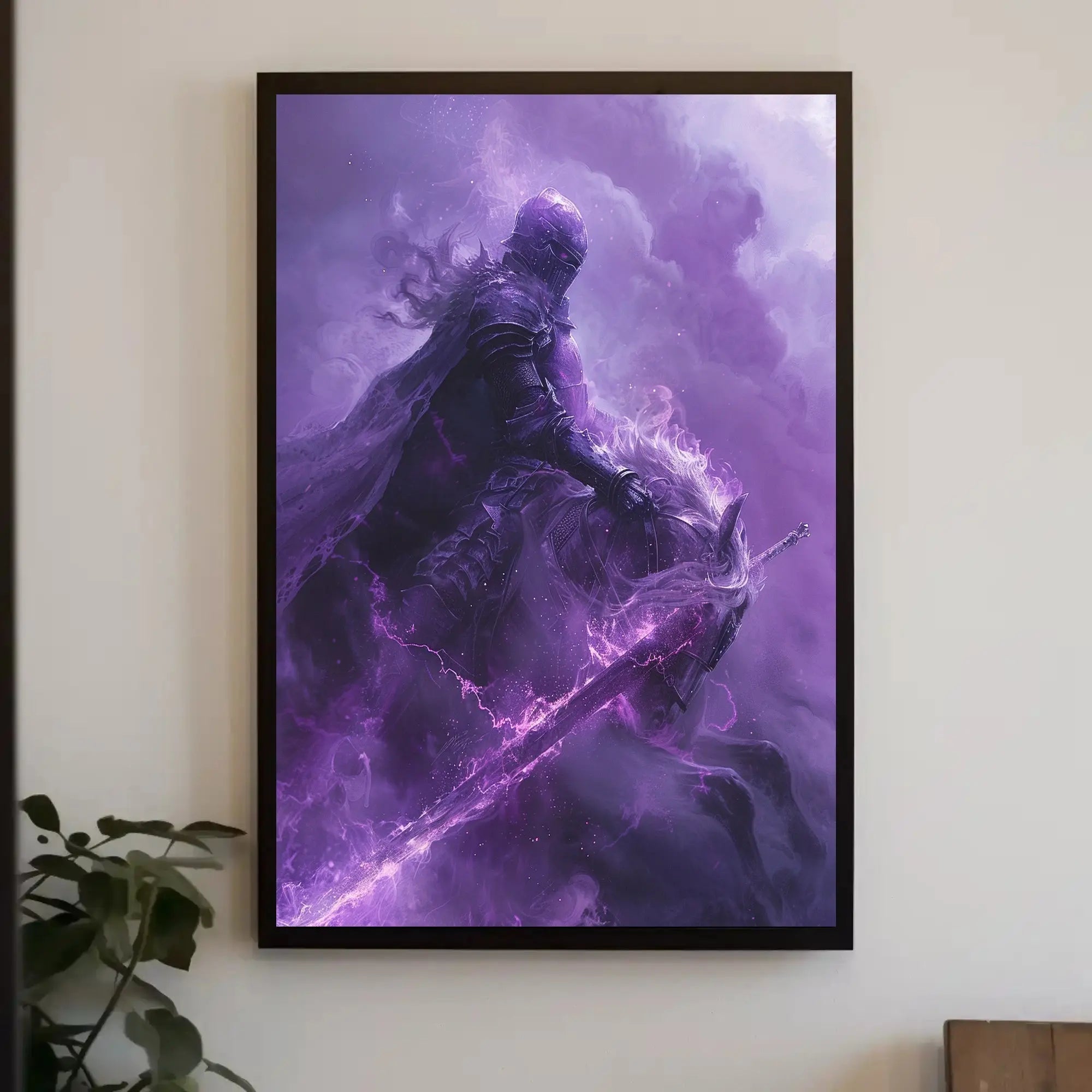 Dark Knight Fantasy Adventure Poster PosterGoat