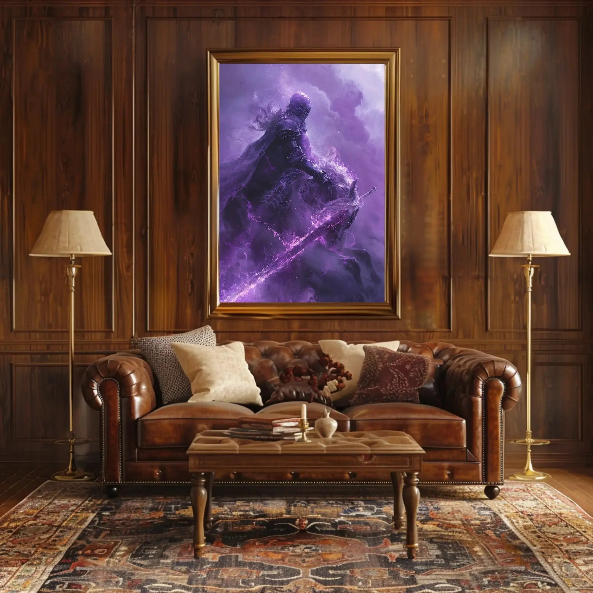 Dark Knight Fantasy Adventure Poster PosterGoat