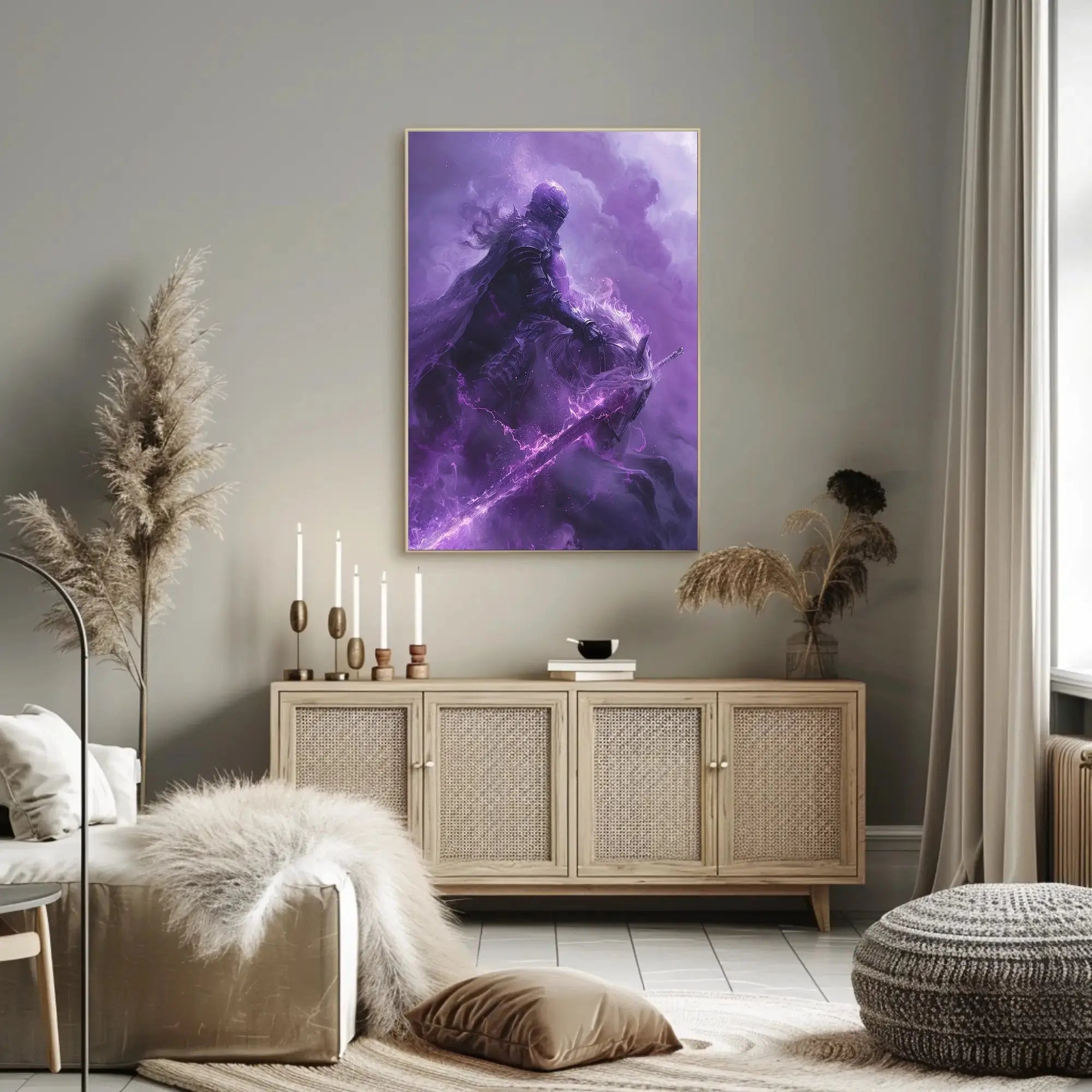 Dark Knight Fantasy Adventure Poster PosterGoat