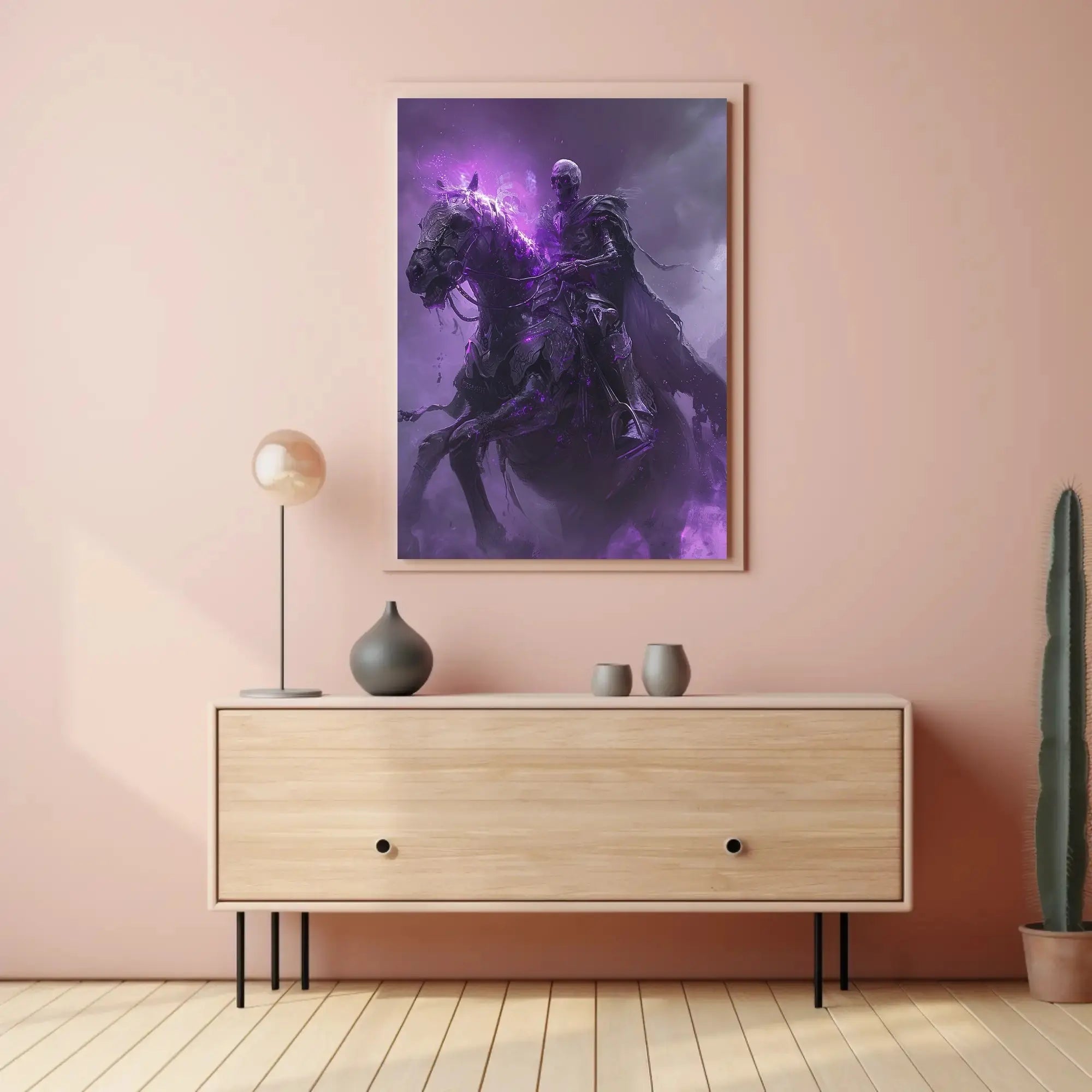 Dark Knight's Ride: Fantasy Realm Poster PosterGoat