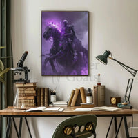 Dark Knight's Ride: Fantasy Realm Poster PosterGoat