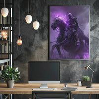 Dark Knight's Ride: Fantasy Realm Poster PosterGoat