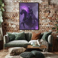 Dark Knight's Ride: Fantasy Realm Poster PosterGoat