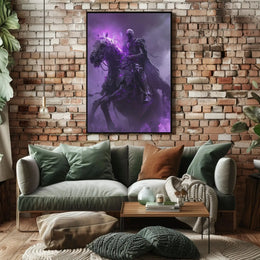 Dark Knight's Ride: Fantasy Realm Poster PosterGoat