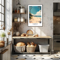 Darwin Beach Serenity Travel Poster PosterGoat