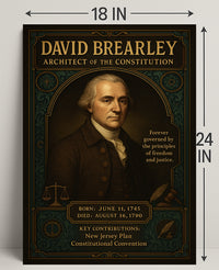 David Brearley Architect of the Constitution Poster PosterGoat