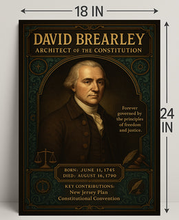 David Brearley Architect of the Constitution Poster PosterGoat