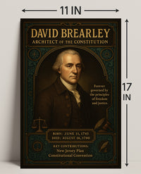 David Brearley Architect of the Constitution Poster PosterGoat