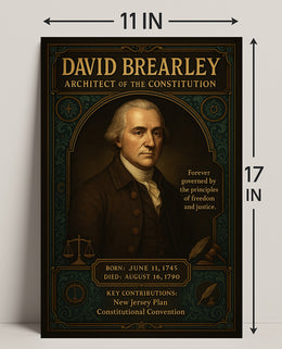 David Brearley Architect of the Constitution Poster PosterGoat
