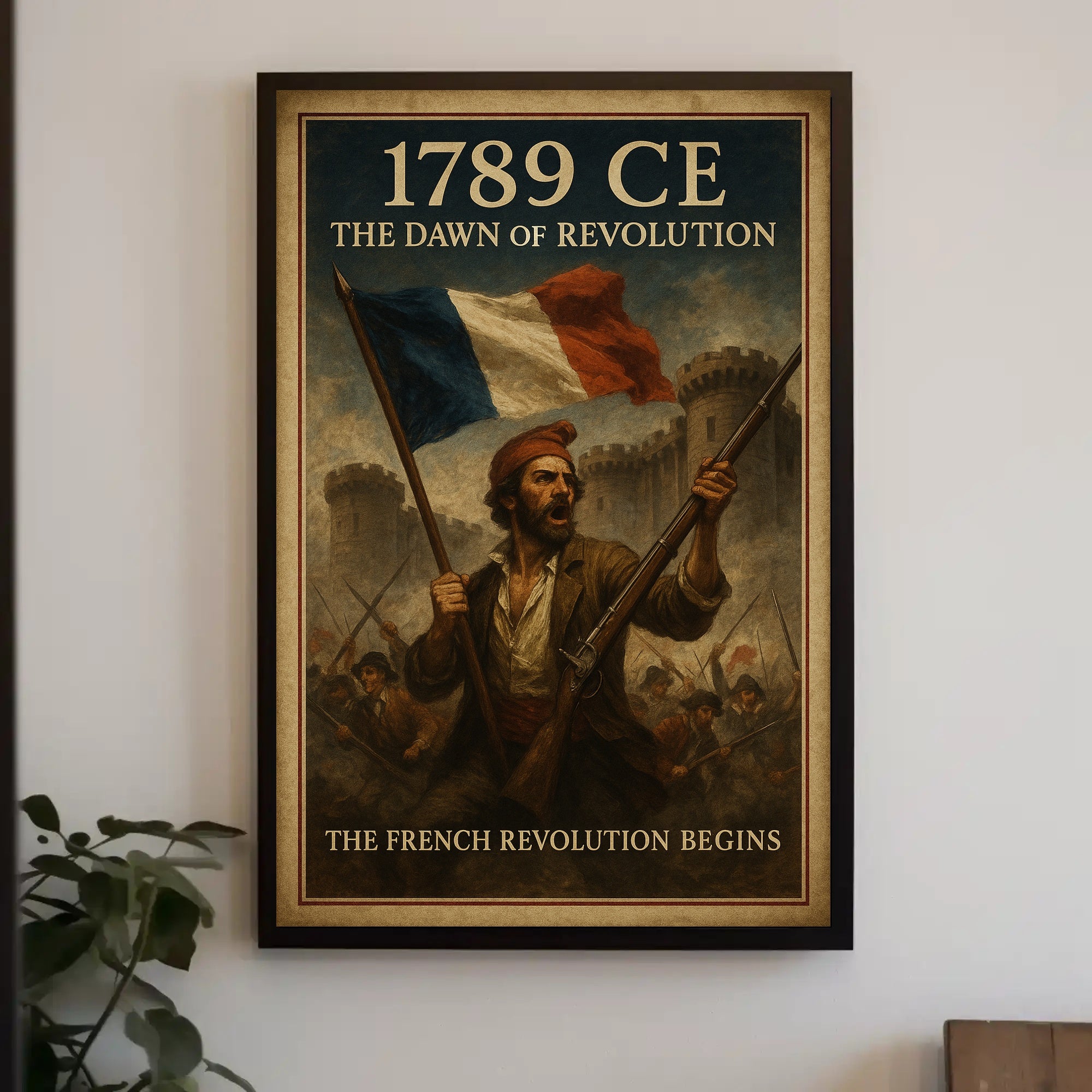 Dawn of Revolution Wall Art Print PosterGoat