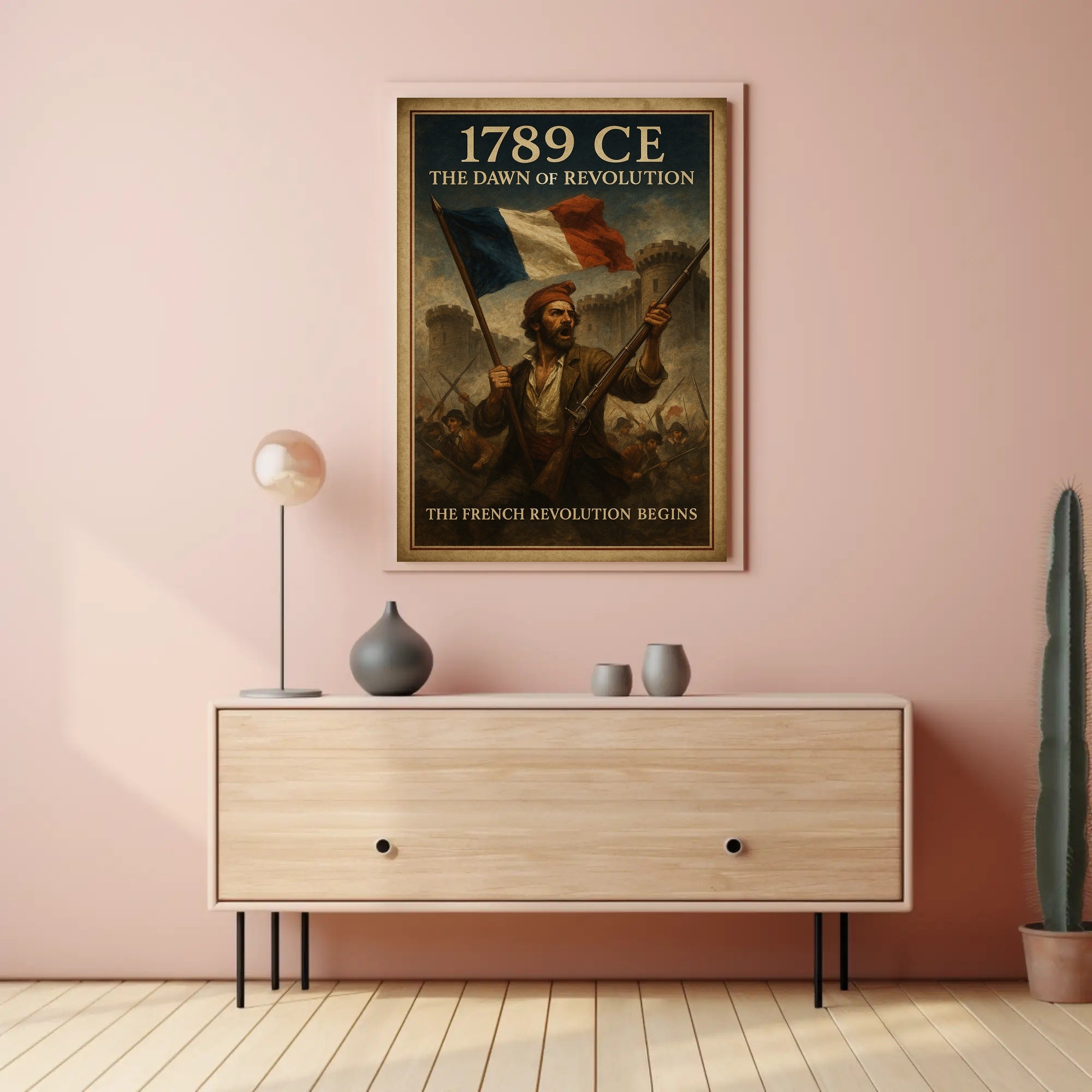 Dawn of Revolution Wall Art Print PosterGoat