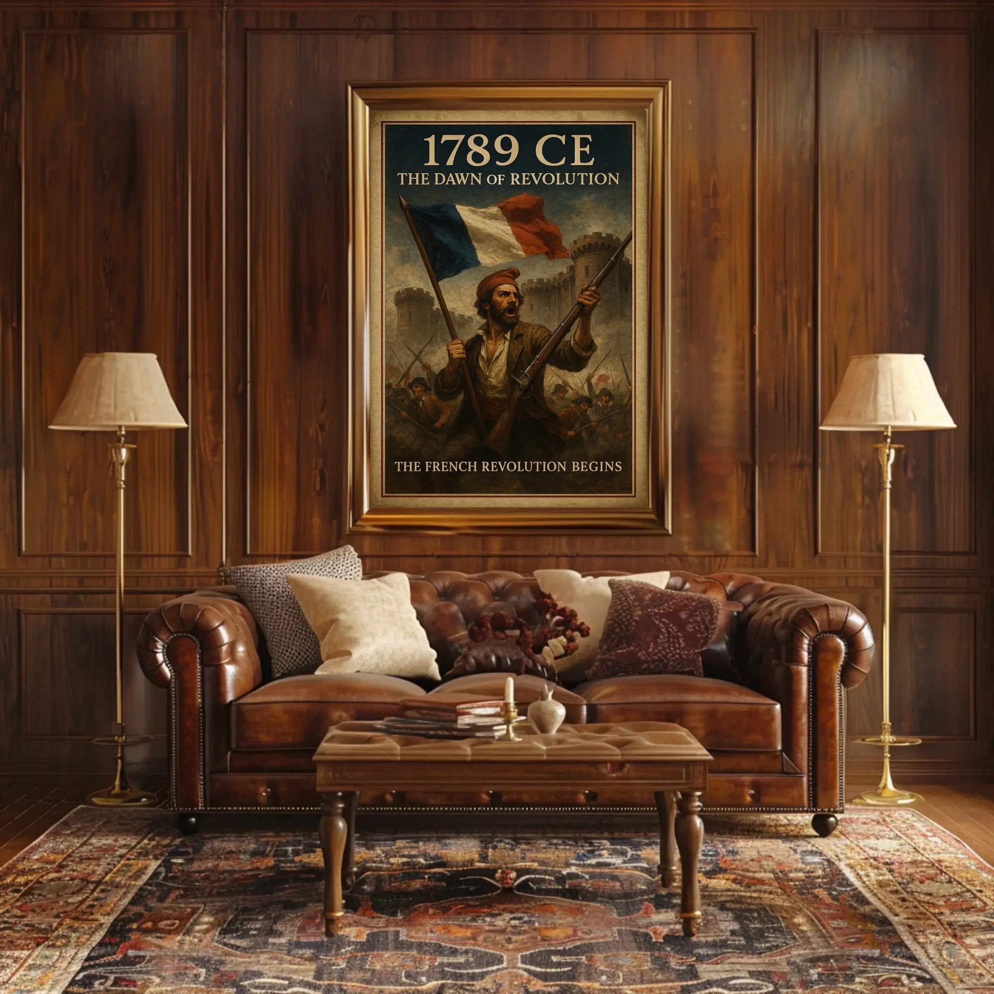Dawn of Revolution Wall Art Print PosterGoat